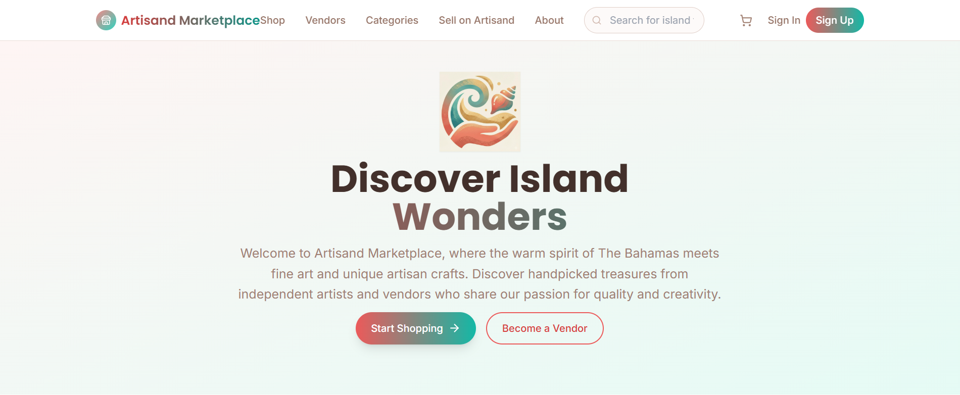 Artisand Marketplace — Discover Island Wonders